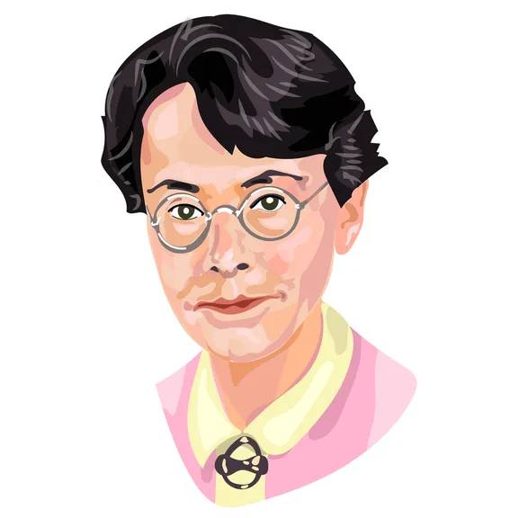 Portrait of Barbara McClintock