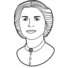 Portrait of Clara Barton