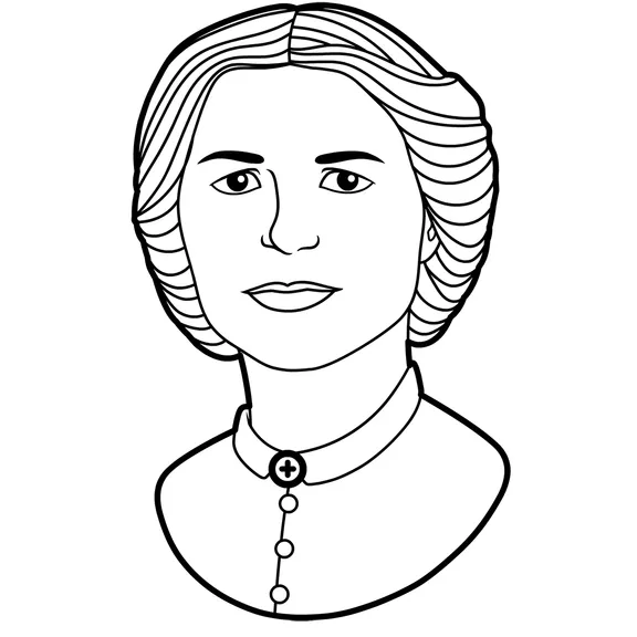 Portrait of Clara Barton