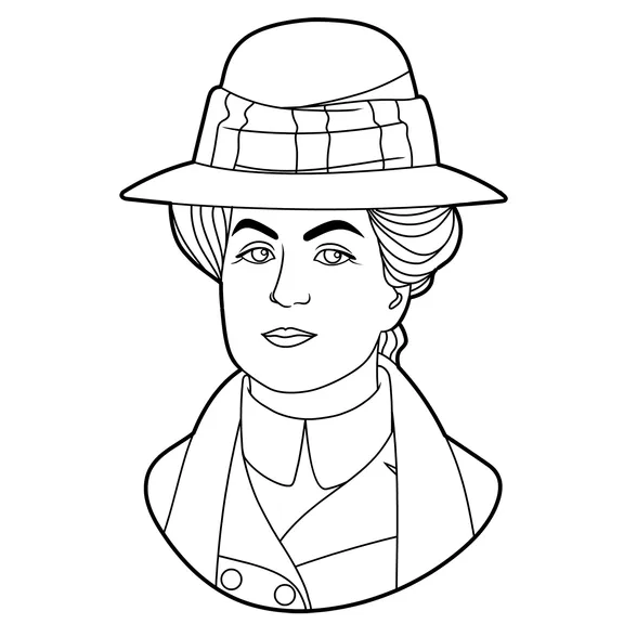Portrait of Fanny Bullock Workman