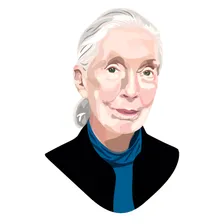 Portrait of Jane Goodall