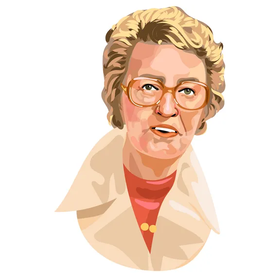 Portrait of Mary Douglas Leakey